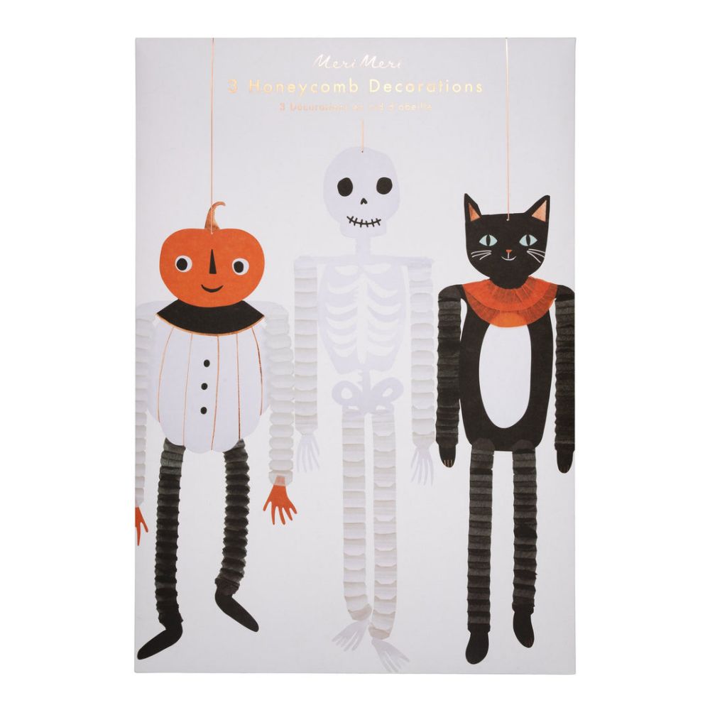 Vintage Halloween Honeycomb Decorations Hanging Decorations