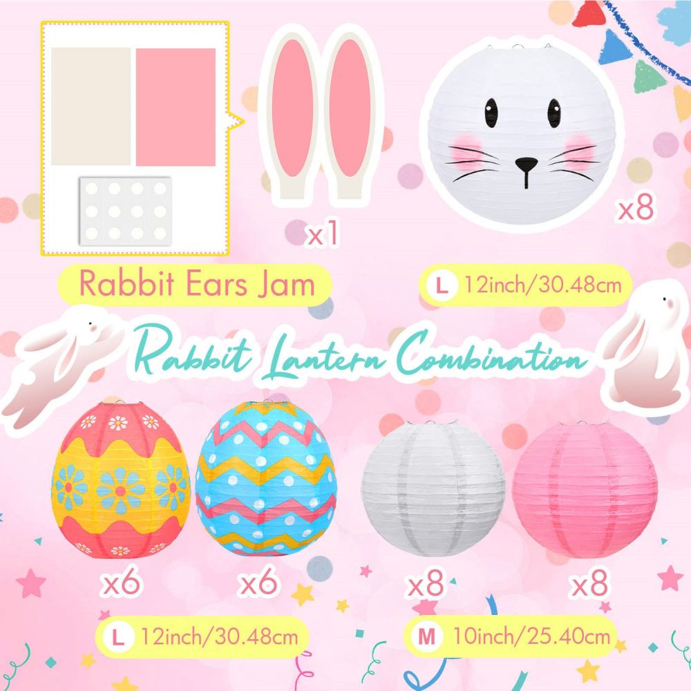 rabbit lanterns combination size information and details