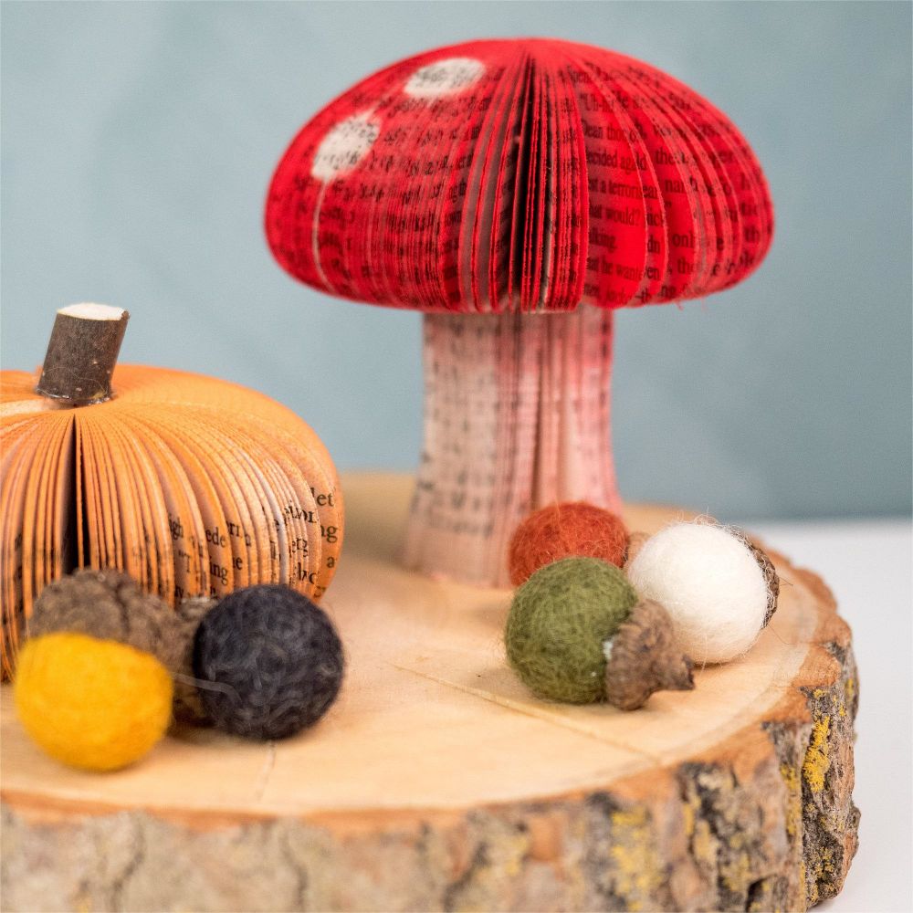 Mini Mushroom Fall Decor