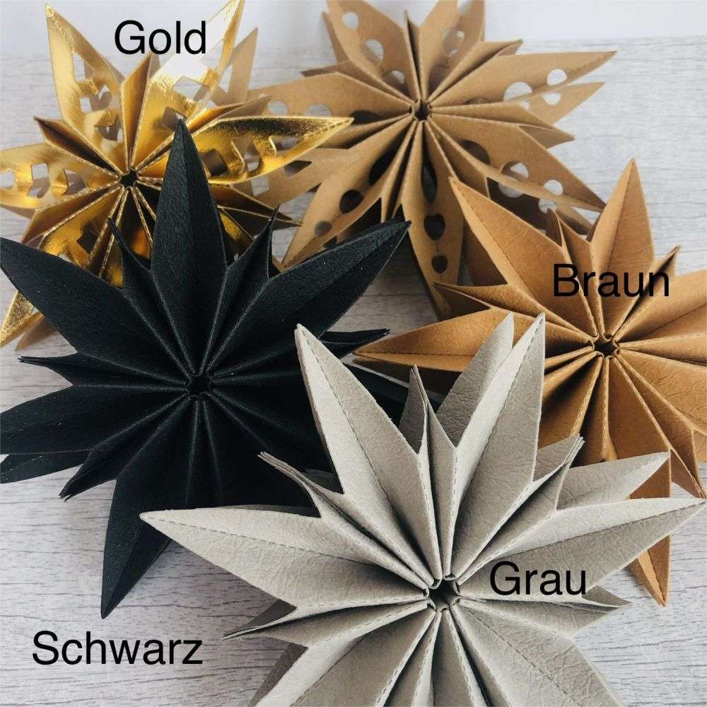 Multicolored Paper Star Christmas Star Decoration