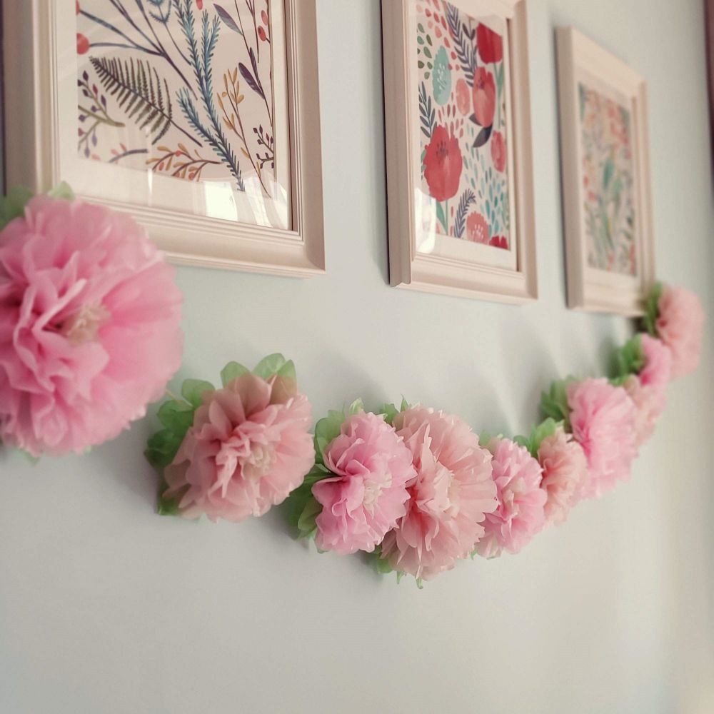 6pcs Pinks Flowers Decoration 1