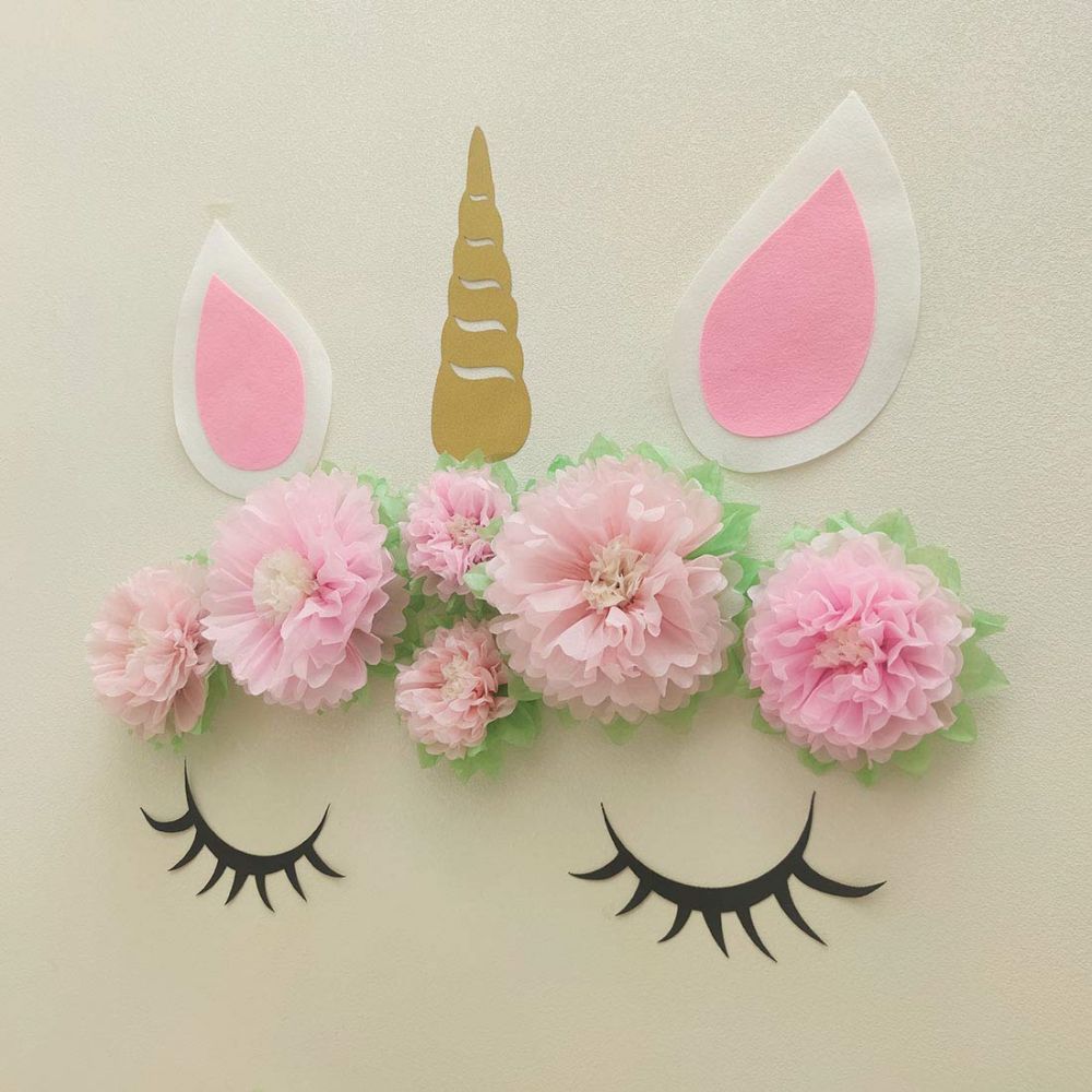 6pcs Pinks Flowers Decoration 4