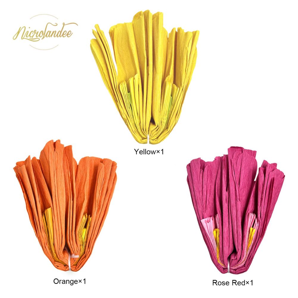 Large Crepe Paper Flowers 3