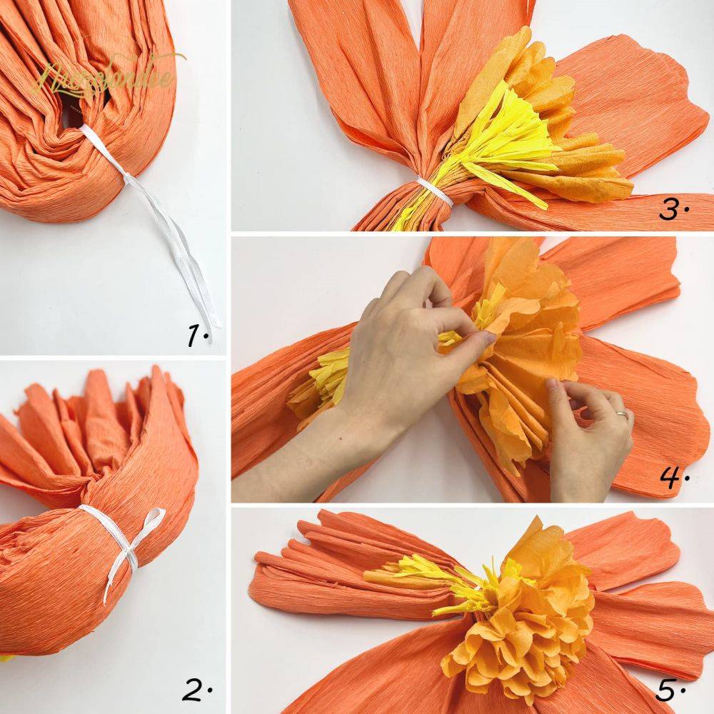 Large Crepe Paper Flowers 5