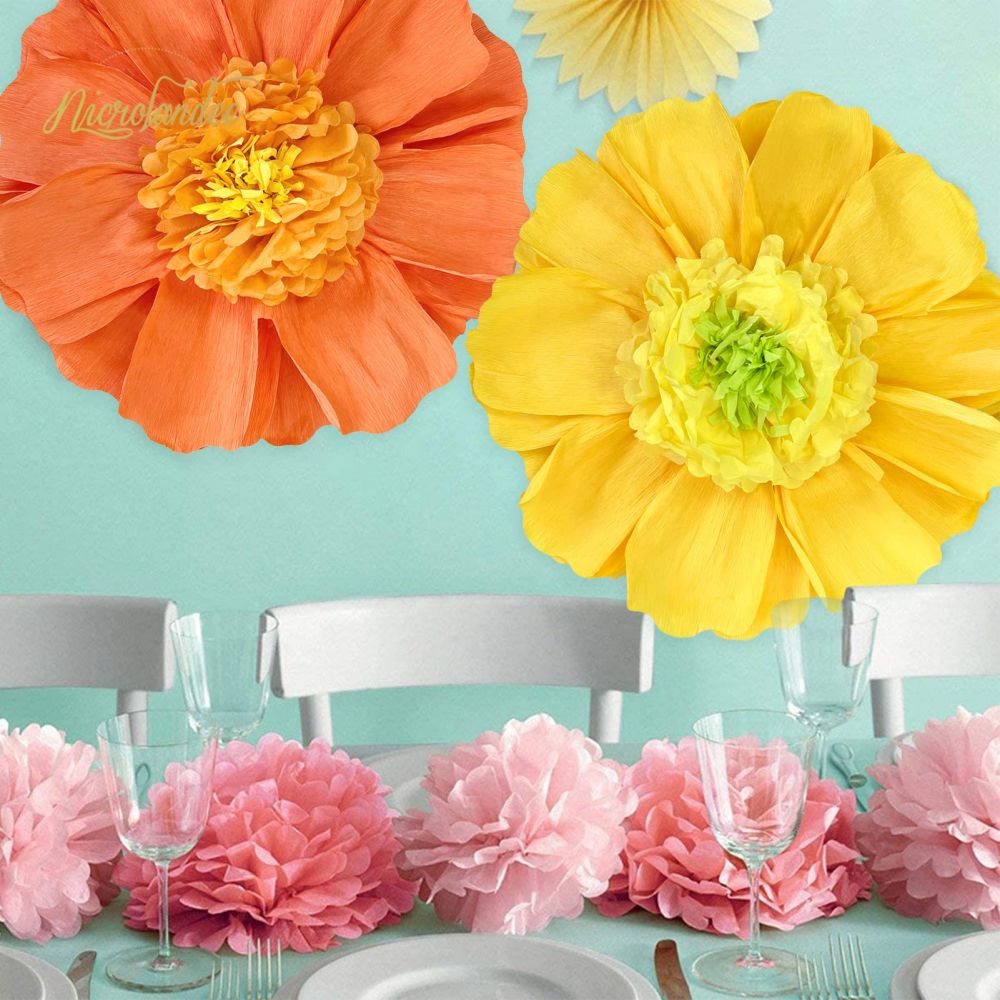 Large Crepe Paper Flowers 7