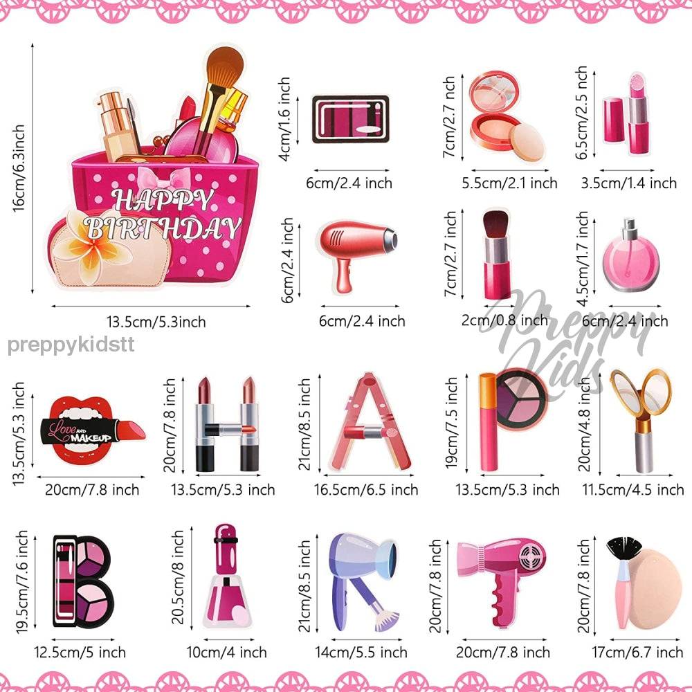 Makeup Themed Party Supplies