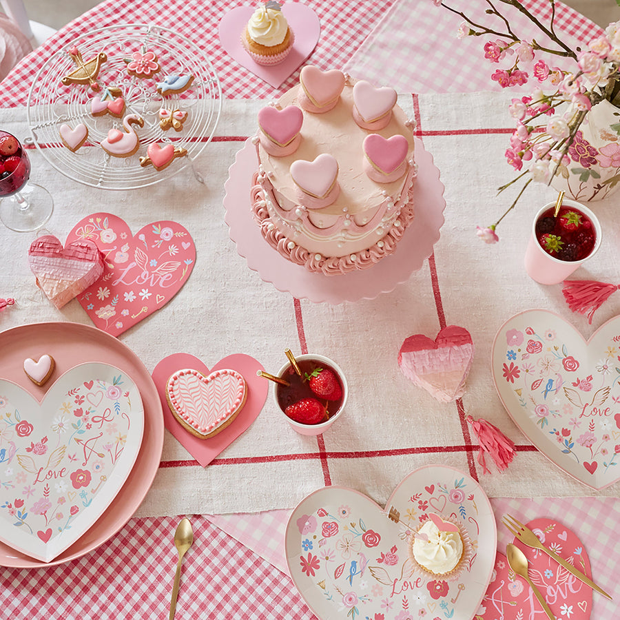 Mini Heart Piñata Favors Cute Pull String Valentine's Day Pinatas Factory