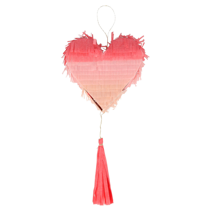 Mini Ombré Heart Piñata Favors Cute Pull String Valentine's Day Pinatas