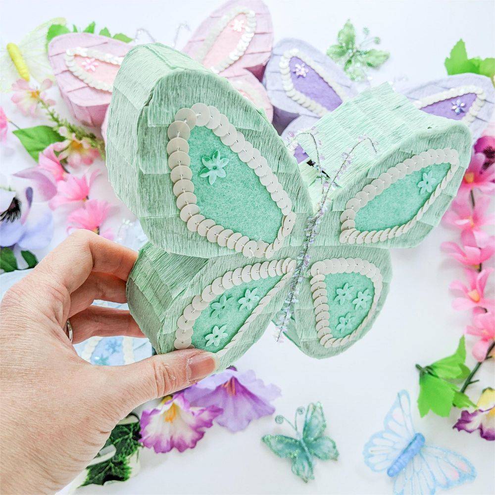 Pastel Green Butterfly Mini Cheap Pinata Wholesale