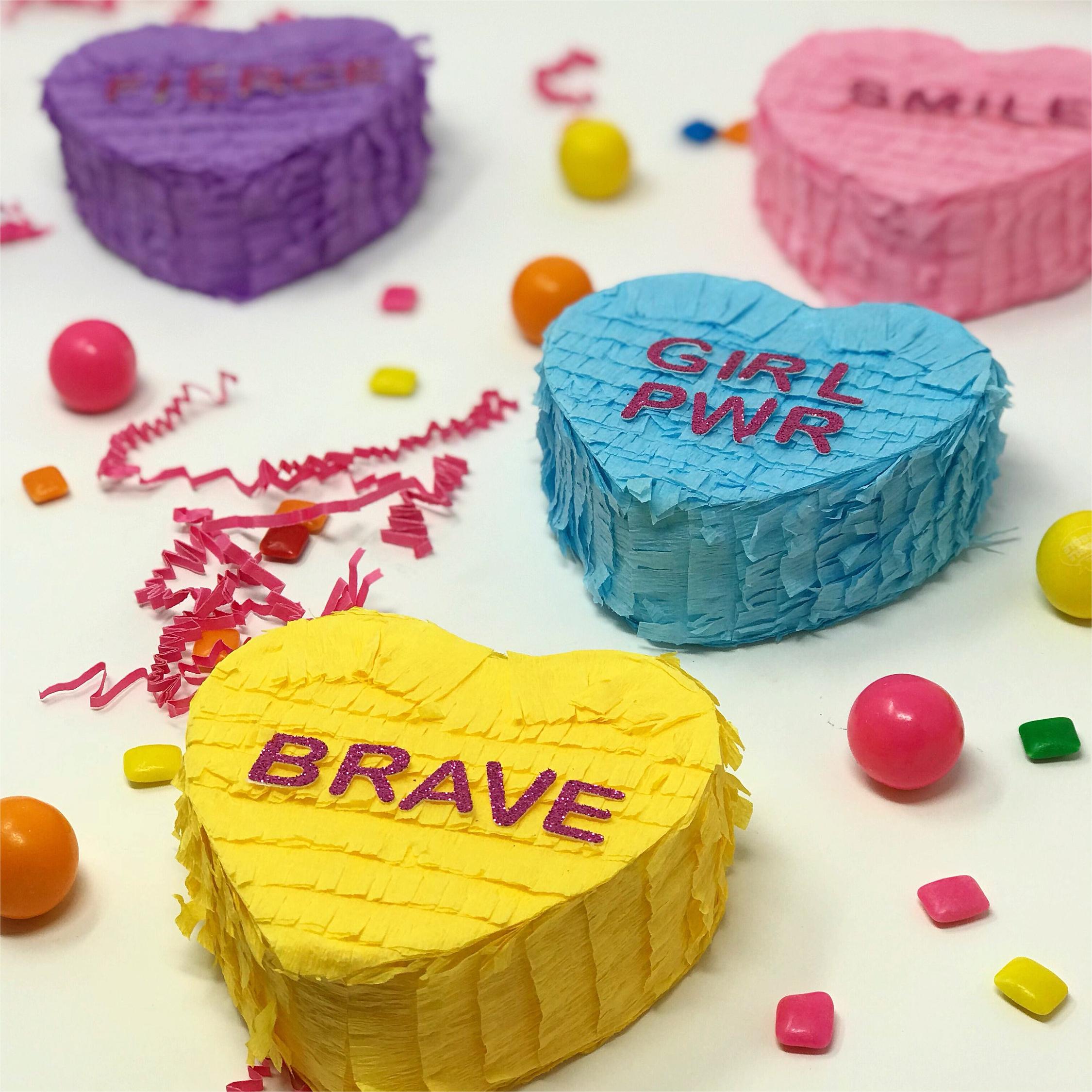 Personalized Gift Mini Piñata Galentine's Day,Valentine's Day Heart Pinata