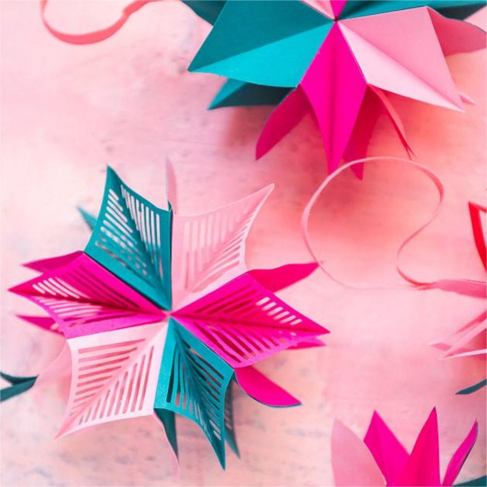 Starburst Ornaments Valentine's Day Party Star Decorations