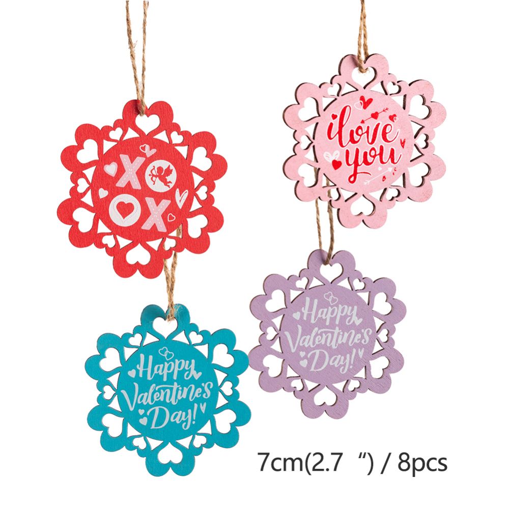Valentine's Paper Hanging Label Tag Set Ornament Wholesale