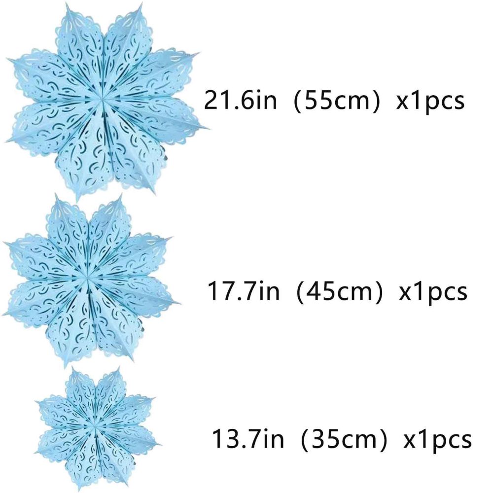 blue paper star lanterns -3