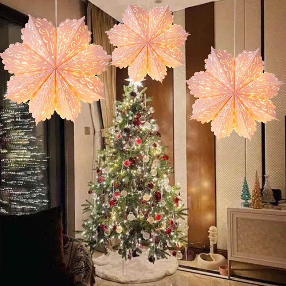 pink Lampshade Hanging Decor 1