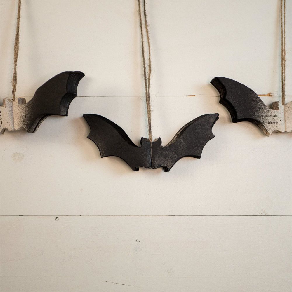 Book Bats Halloween Party Decor Backdrop Bat