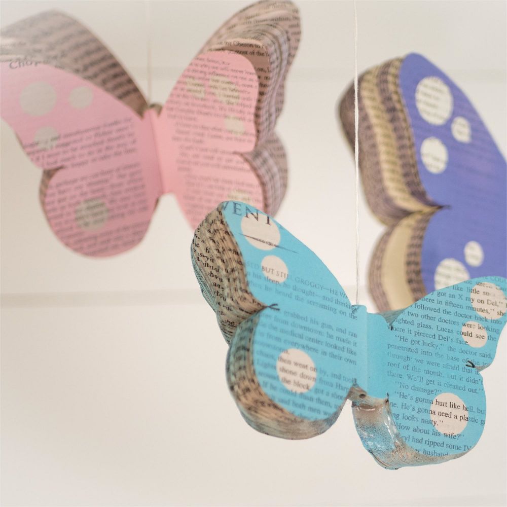 Book Butterfly Decor Baby Shower Party Decorations Book Page Crafts