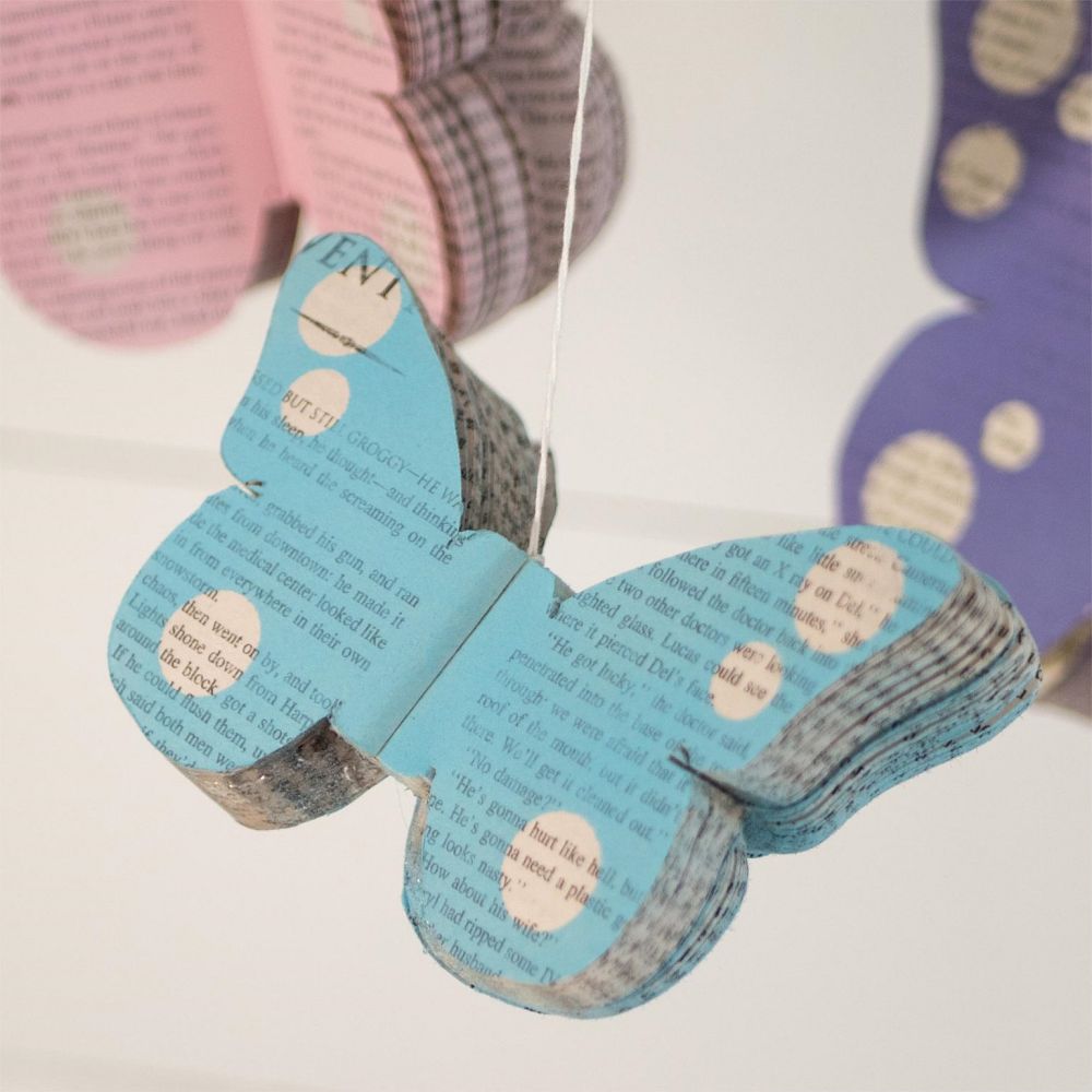 Book Butterfly Decor Butterfly Baby Shower Party Decorations Book Page Crafts