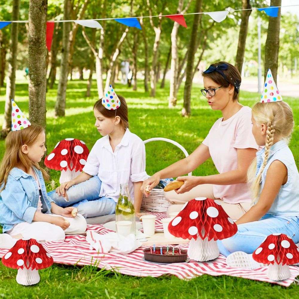 Bulk Mushroom Party Decorations Mushroom Shaped Honeycomb outdoor