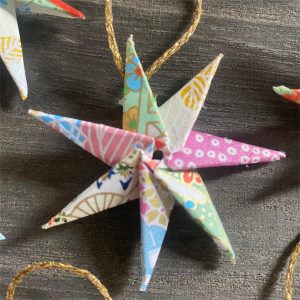 Nordic Star Ornaments Personalized Paper Stars
