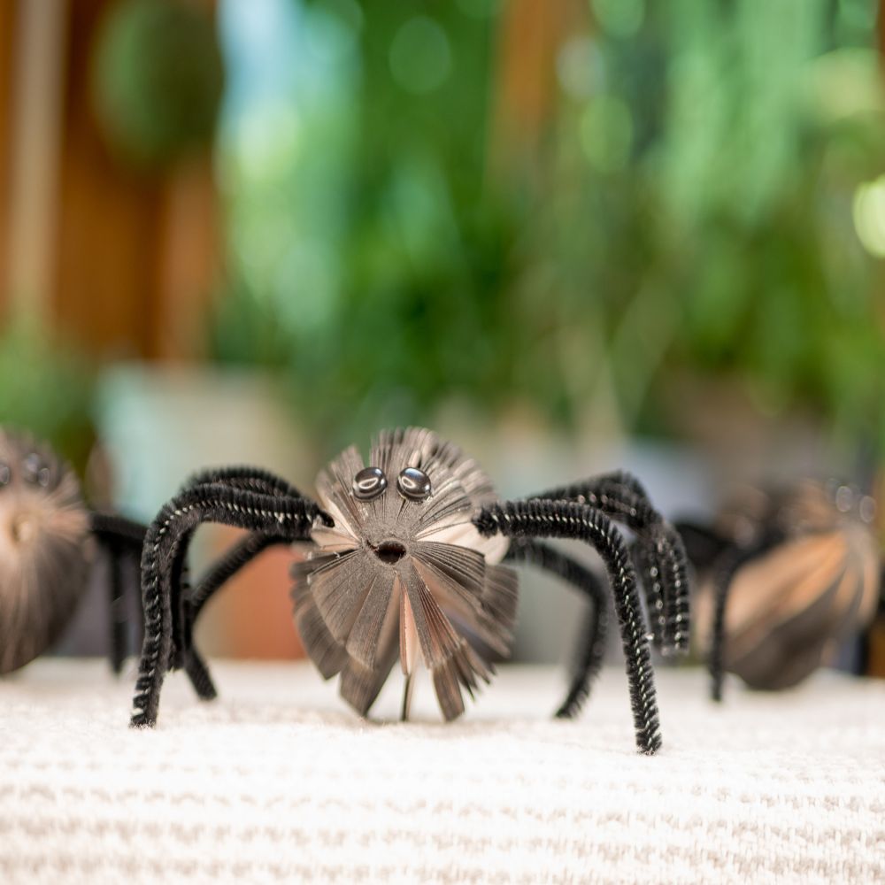 Scary Decor Spider Book Crafts