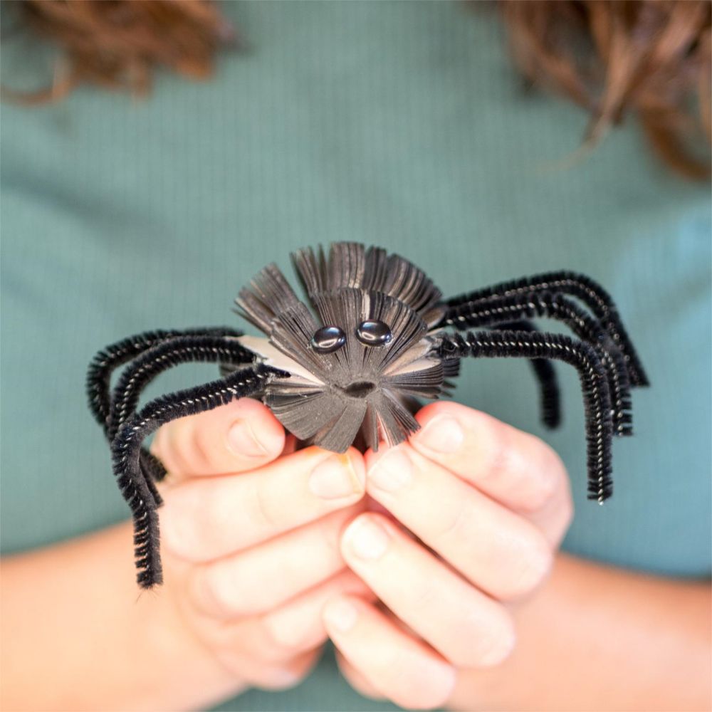 Spider Halloween Deco Scary Decor Spider Book Craft
