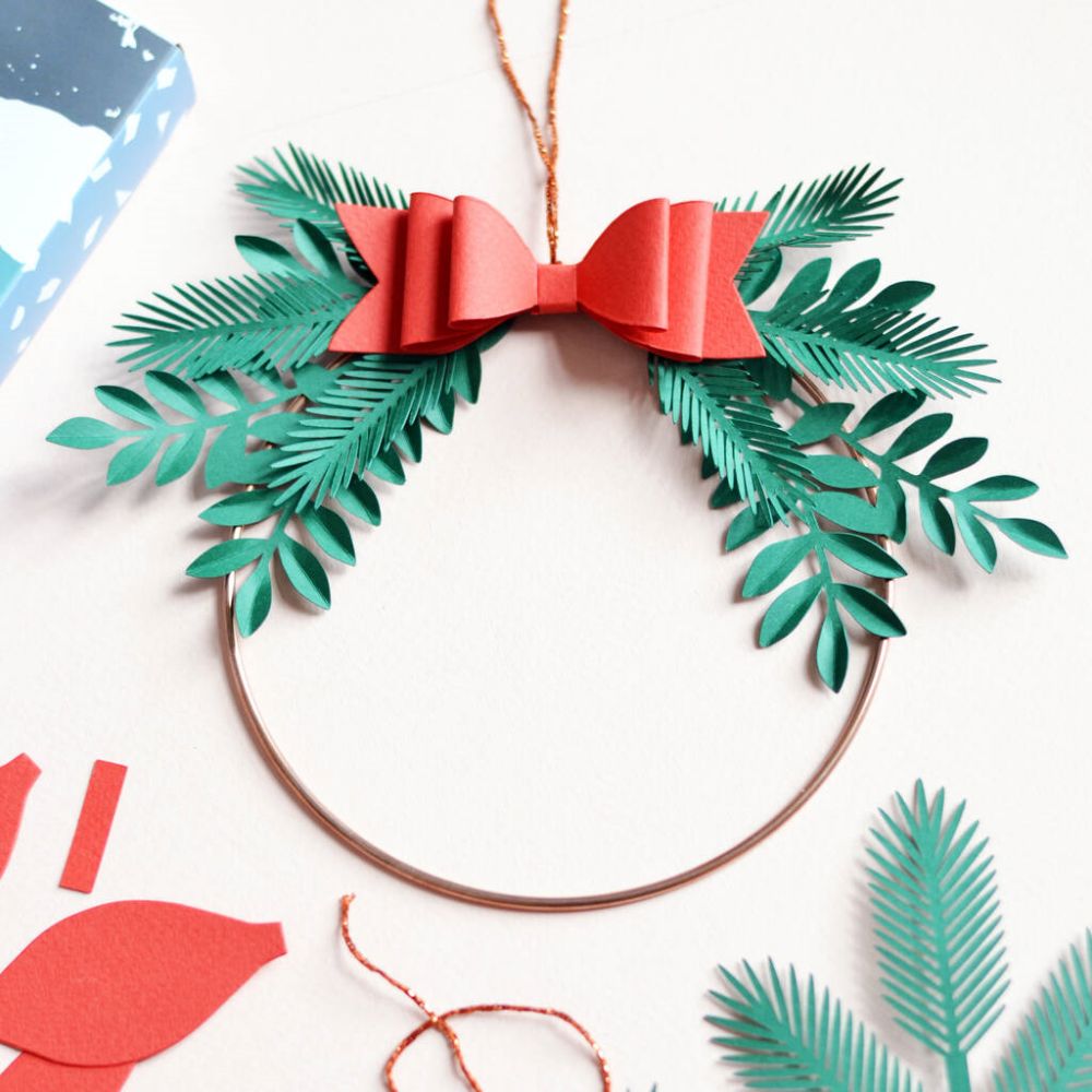 original mini festive hoop craft kit