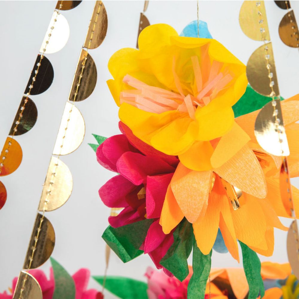 Bright Blossom Chandelier Crafts Paper Floral Decorations