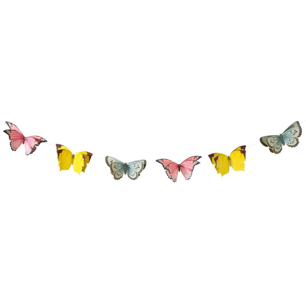 Colourful Butterfly Bunting Truly Fairy Butterfly Garland