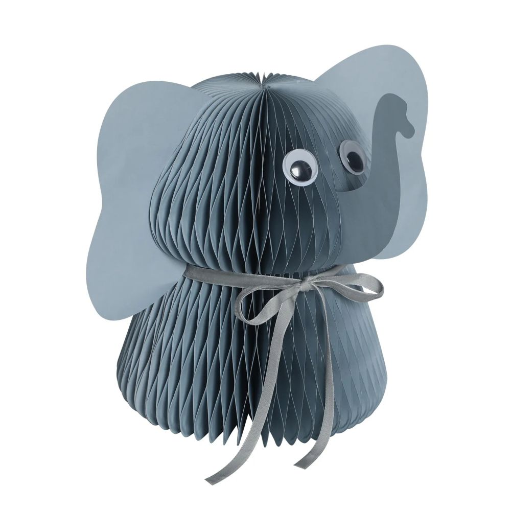 Cute Elephant Thick Paper Honeycomb Foldable Table Centerpieces