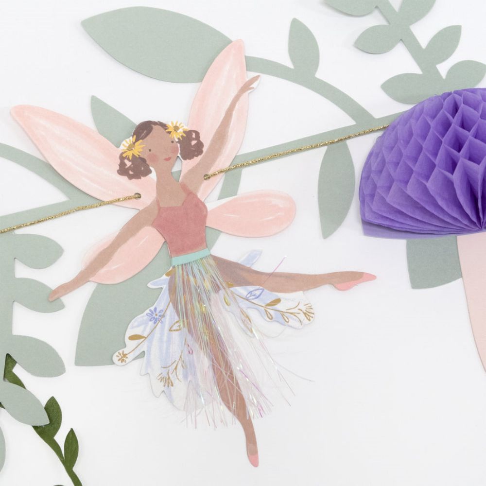 Fairy Paper Garland for Spring Party