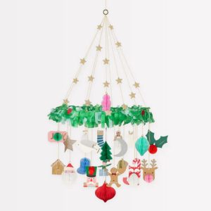 Festive Honeycomb Paper Hanging Chandelier Ornaments Bulk Wholesale