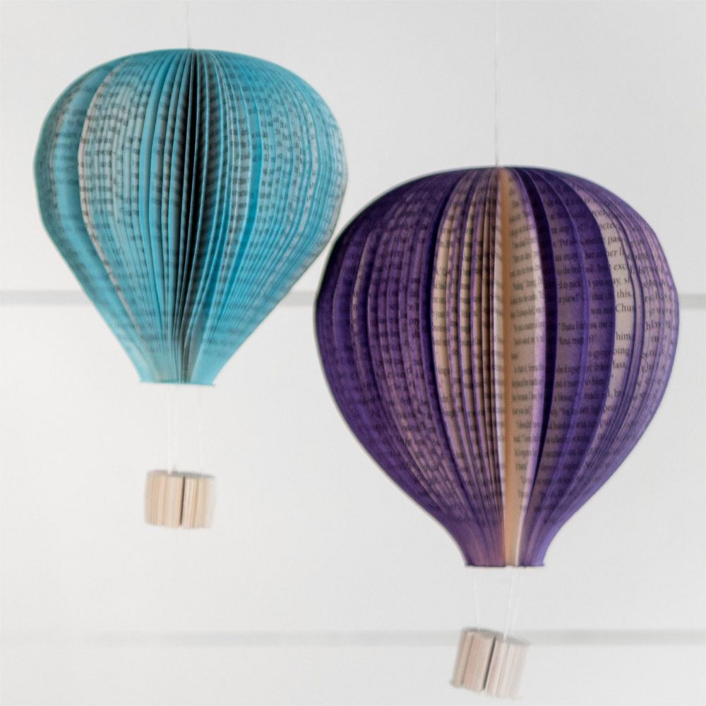 Hanging Hot Air Balloon Decor For Baby Shower Decorations
