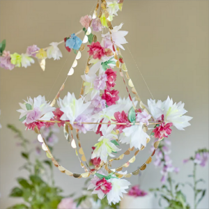 Personalized Lilac Blossom Hanging Floral Chandelier Crafts Wholesale