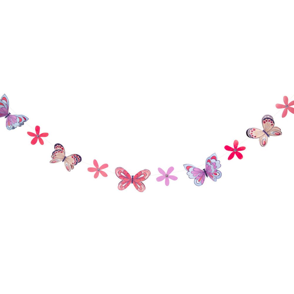 Pretty Butterfly Paper Garland