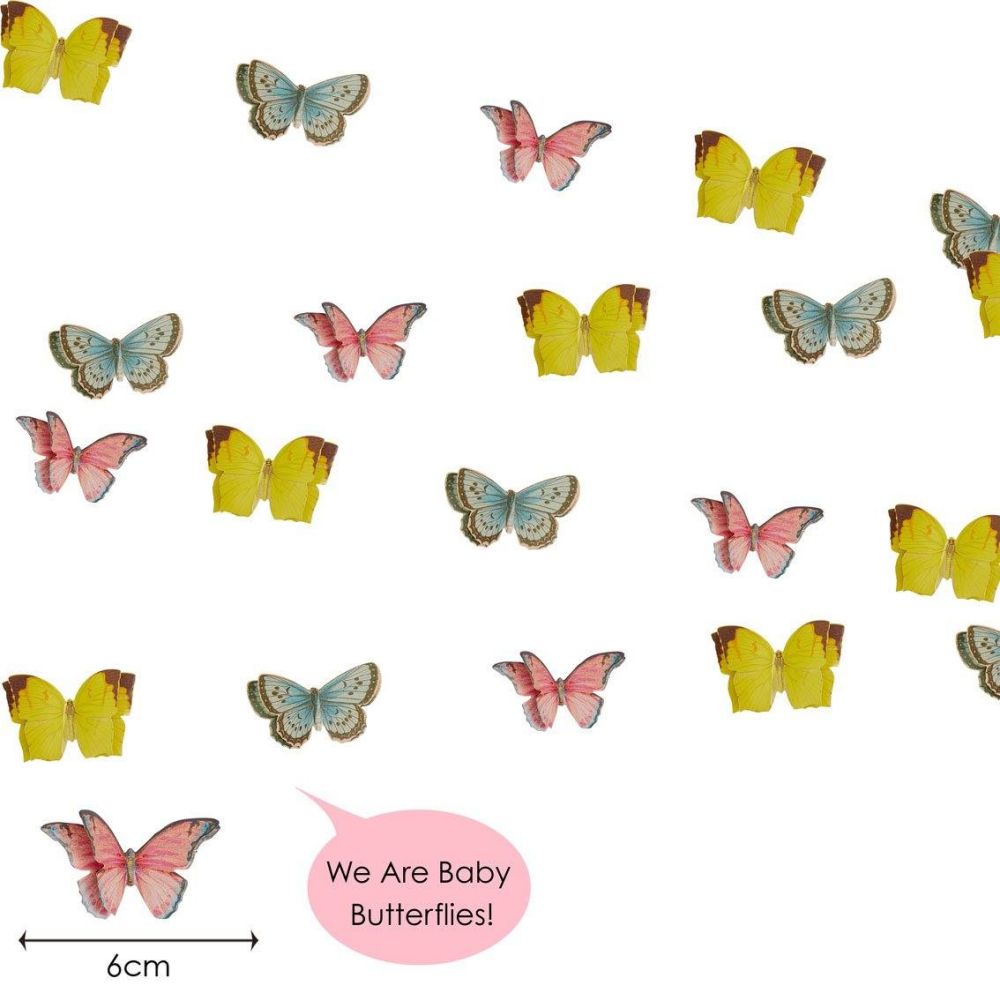 Size of Colourful Butterfly Bunting Truly Fairy Butterfly Garland
