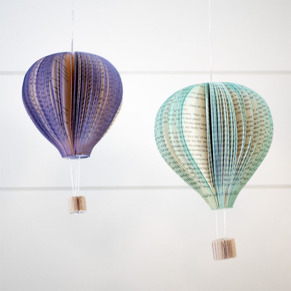 two Bulk Hanging Hot Air Balloon Decor For Kids Room Decor Baby Shower Decorations