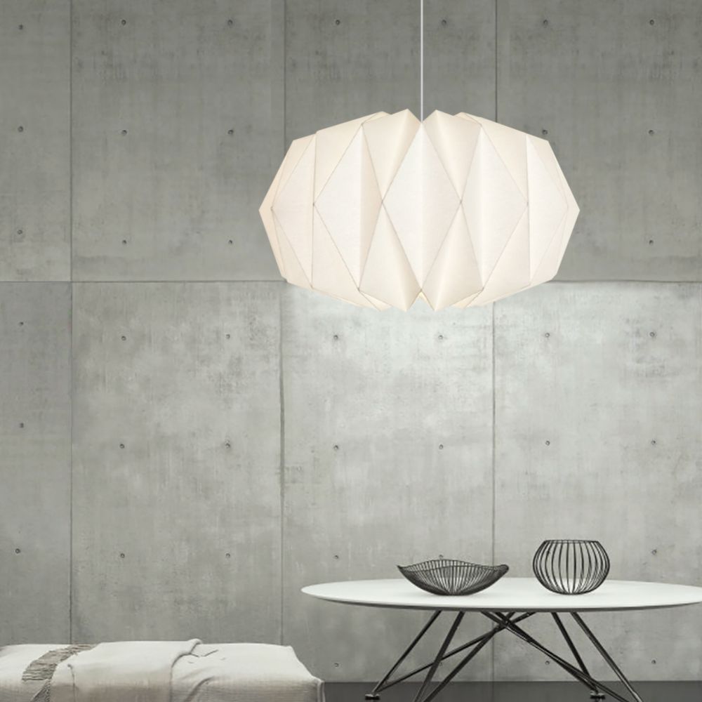 Bespoke White Handmade Origami Paper Lantern Designer