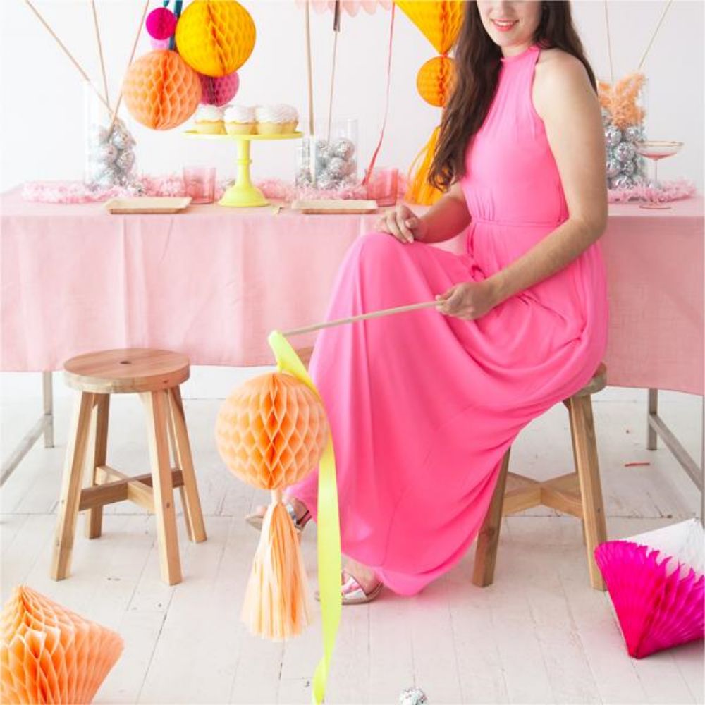 Honeycomb Balls Decorative Paper Fan Decorations