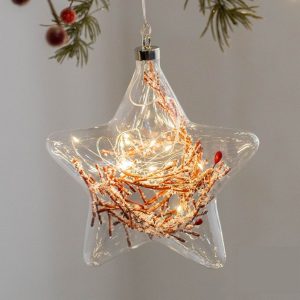 Bulk Light Up Christmas Glass Decorative Balls Glowing Bulb Decorative Balls Wholesale
