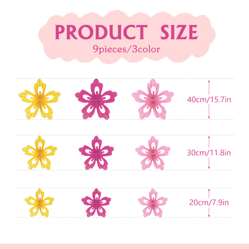 Manufacturer of Hollow Petal Paper Fans for Floral Party Decor