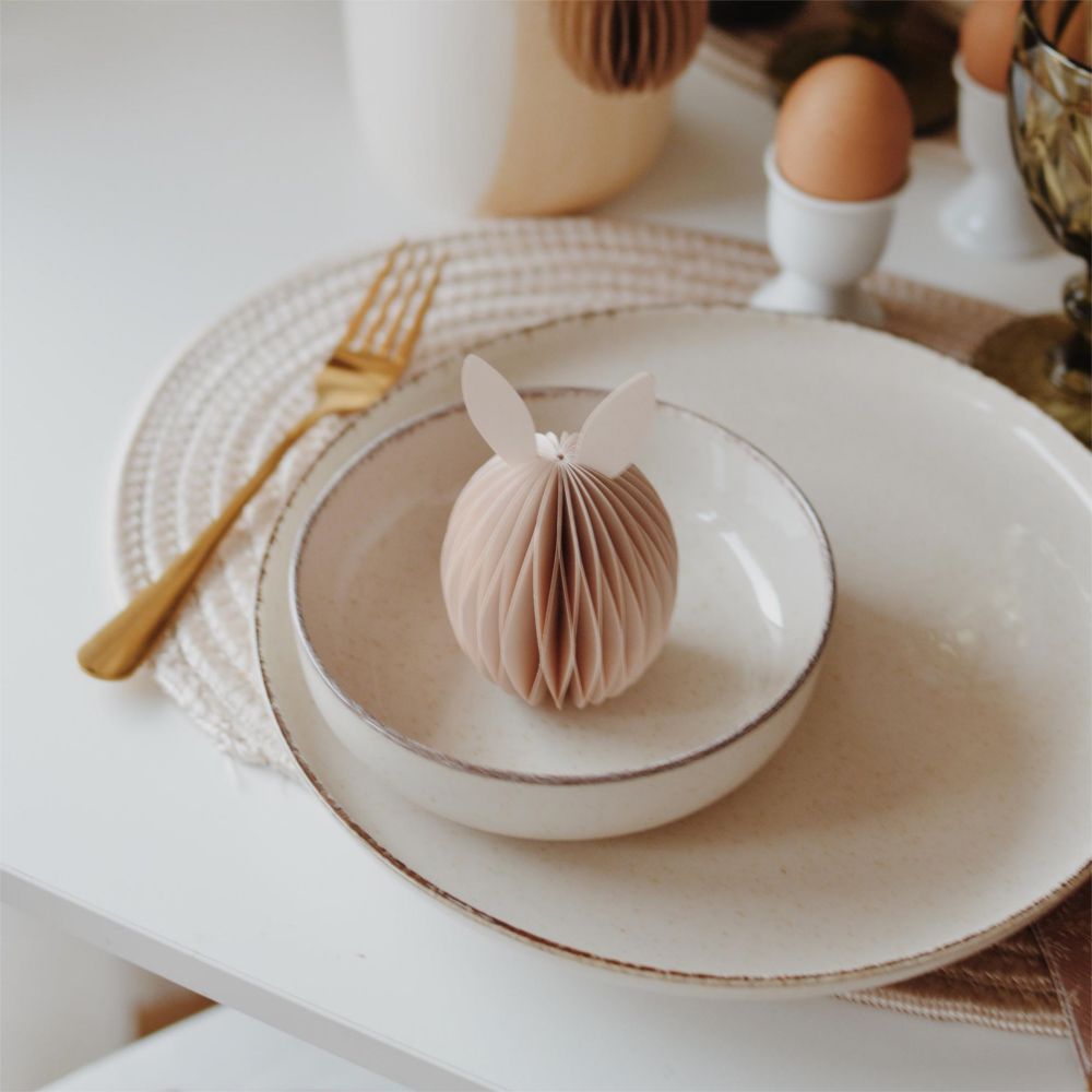 Paper Easter Egg Rabbit Egg Paper Scandi Decoration