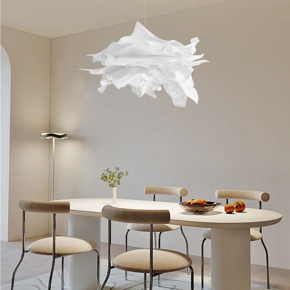 Wholesale Distributor of Unique Cloud Pleated Pendant Lampshades for Chandeliers