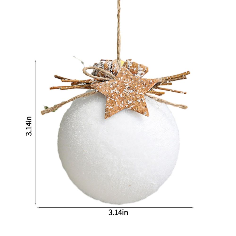 Distinctive Customizable Christmas Ornaments Supplier of White Foam Snowflake Decor