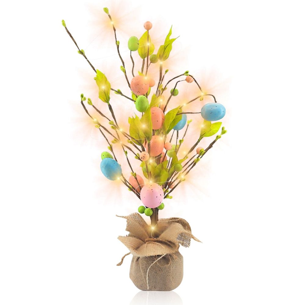 Easter Egg Tree With Lights Tabletop Decor Easter Decoration Wholesale