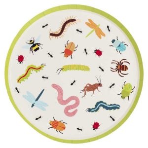 Bug Themed Personalised Party Paper Plates