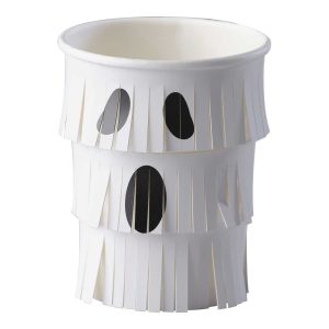 Wholesale Paper Party Cups Ghost Fringe Paper Halloween Cups