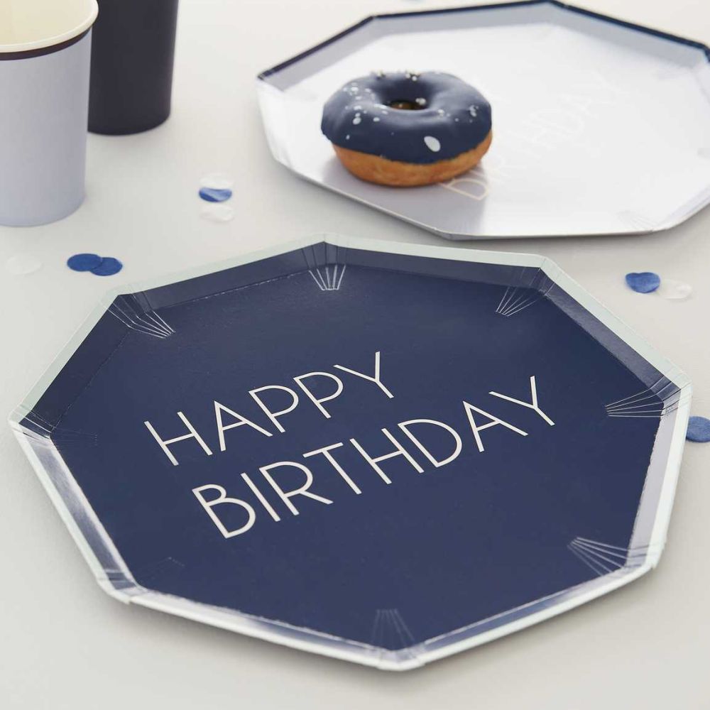 Happy Birthday Paper Plates Personalized