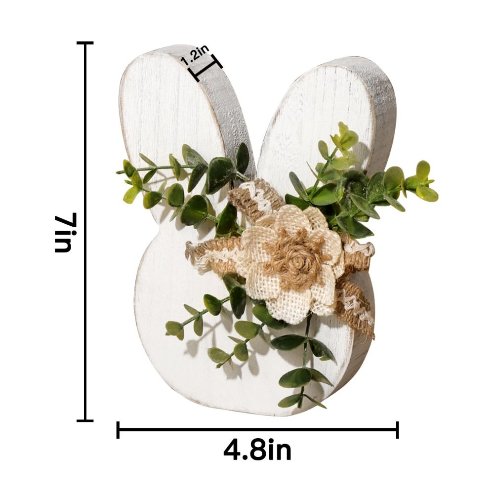 Rustic Wooden Bunny Decor for a Personalized Touch