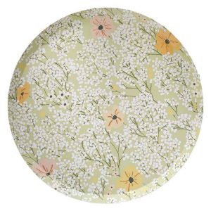 Spring Themed Flower Pattern Paper Plates Wholesale