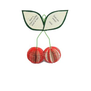 Book Art Cherries 3D Red Cherry Personalized Cherry Paper Fruit